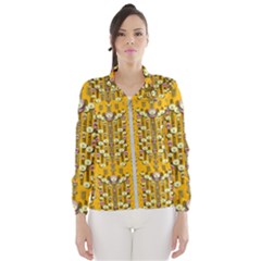 Rain Showers In The Rain Forest Of Bloom And Decorative Liana Wind Breaker (women) by pepitasart