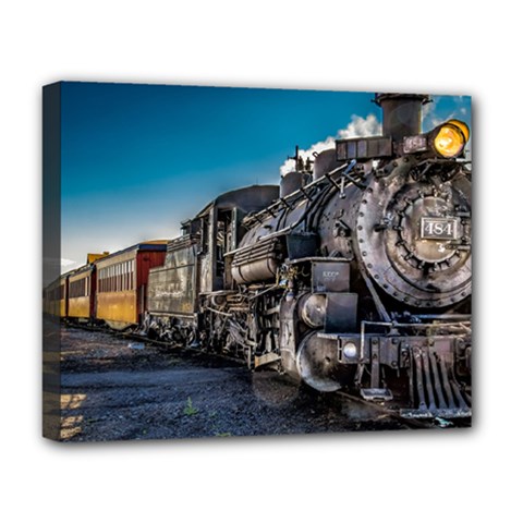 D&r Steam Train 484 Deluxe Canvas 20  X 16  