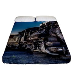 D&r Steam Train 484 Fitted Sheet (california King Size) by Bigfootshirtshop