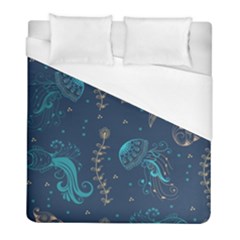 Arabesque Vintage Graphic Nature Duvet Cover (full/ Double Size) by Bigfootshirtshop