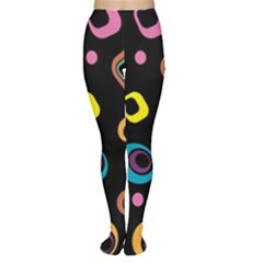 Abstract Background Retro 60s 70s Women s Tights