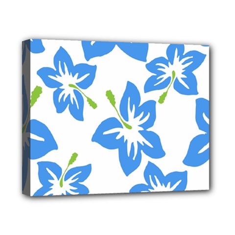 Hibiscus Wallpaper Flowers Floral Canvas 10  X 8  by Celenk