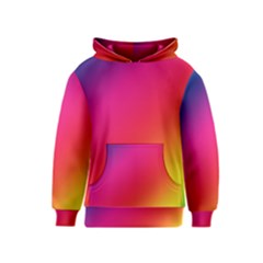 Spectrum Background Rainbow Color Kids  Pullover Hoodie by Celenk