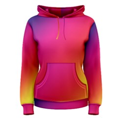 Spectrum Background Rainbow Color Women s Pullover Hoodie by Celenk