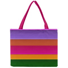 Stripes Striped Design Pattern Mini Tote Bag by Celenk