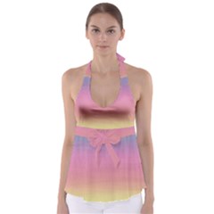 Background Watercolour Design Paint Babydoll Tankini Top by Celenk