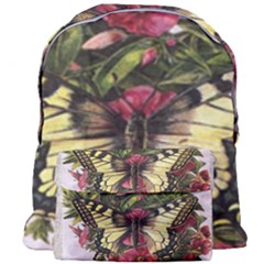 Vintage Butterfly Flower Giant Full Print Backpack by Celenk