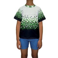 Tech Camouflage 2 Kids  Short Sleeve Swimwear