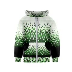 Tech Camouflage 2 Kids  Zipper Hoodie by jumpercat