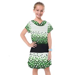 Tech Camouflage 2 Kids  Drop Waist Dress