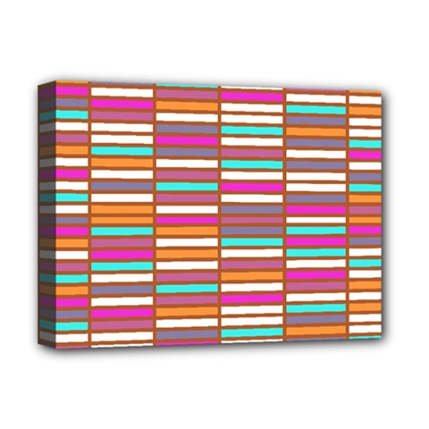 Color Grid 02 Deluxe Canvas 16  X 12   by jumpercat