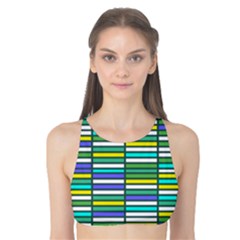 Color Grid 03 Tank Bikini Top by jumpercat