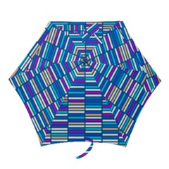 Color Grid 04 Mini Folding Umbrellas