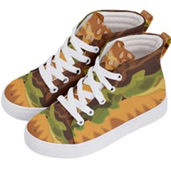 Burger Kid s Hi-top Skate Sneakers by berwies