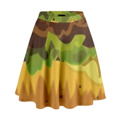 Burger High Waist Skirt