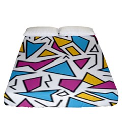 Retro Shapes 01 Fitted Sheet (king Size) by jumpercat