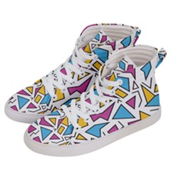 Retro Shapes 01 Women s Hi-top Skate Sneakers