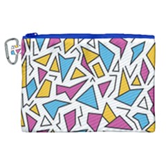 Retro Shapes 01 Canvas Cosmetic Bag (xl)