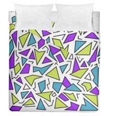 Retro Shapes 02 Duvet Cover Double Side (queen Size)