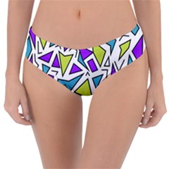 Retro Shapes 02 Reversible Classic Bikini Bottoms by jumpercat