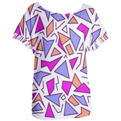 Retro Shapes 03 Women s Oversized Tee