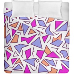 Retro Shapes 03 Duvet Cover Double Side (king Size) by jumpercat