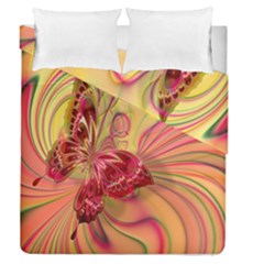 Arrangement Butterfly Aesthetics Duvet Cover Double Side (queen Size) by Celenk