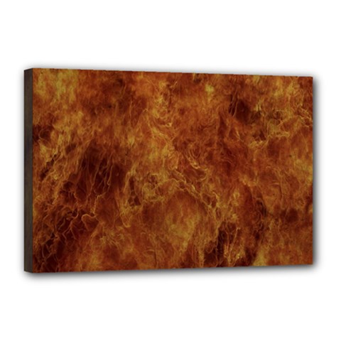 Abstract Flames Fire Hot Canvas 18  X 12  by Celenk