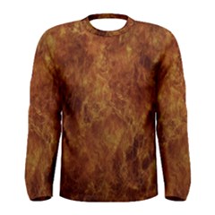 Abstract Flames Fire Hot Men s Long Sleeve Tee by Celenk