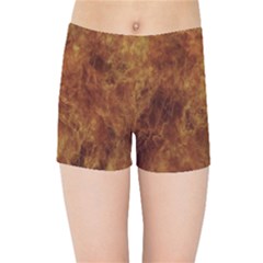 Abstract Flames Fire Hot Kids Sports Shorts by Celenk