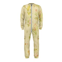 Floral Wallpaper Flowers Vintage Onepiece Jumpsuit (kids)