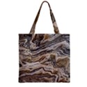 Texture Marble Abstract Pattern Zipper Grocery Tote Bag View2