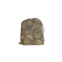 Brick Wall Stone Kennedy Drawstring Pouches (xs)  by Celenk