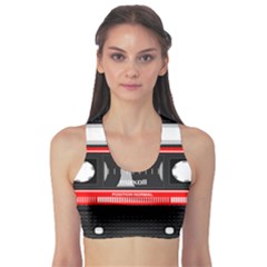 Compact Cassette Musicassette Mc Sports Bra by Celenk