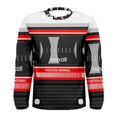 Compact Cassette Musicassette Mc Men s Long Sleeve Tee by Celenk