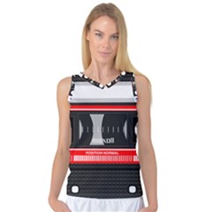 Compact Cassette Musicassette Mc Women s Basketball Tank Top