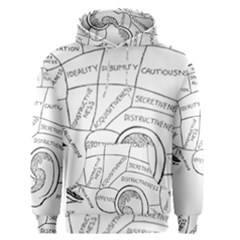 Brain Chart Diagram Face Fringe Men s Pullover Hoodie