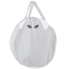 Ghost Halloween Spooky Horror Fear Giant Round Zipper Tote by Celenk