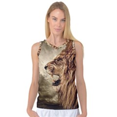 Roaring Lion Women s Basketball Tank Top by Celenk