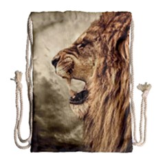 Roaring Lion Drawstring Bag (large) by Celenk