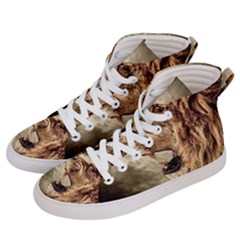 Roaring Lion Women s Hi-top Skate Sneakers by Celenk