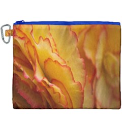 Flowers Leaves Leaf Floral Summer Canvas Cosmetic Bag (xxxl) by Celenk