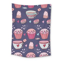 Afternoon Tea And Sweets Medium Tapestry