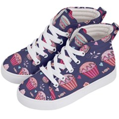 Afternoon Tea And Sweets Kid s Hi-Top Skate Sneakers