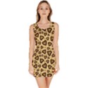 Leopard Heart 01 Bodycon Dress View1