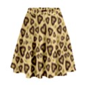 Leopard Heart 01 High Waist Skirt View1