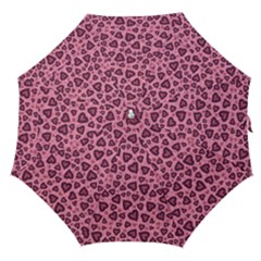 Leopard Heart 03 Straight Umbrellas by jumpercat