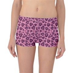 Leopard Heart 03 Reversible Boyleg Bikini Bottoms by jumpercat