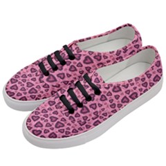 Leopard Heart 03 Women s Classic Low Top Sneakers