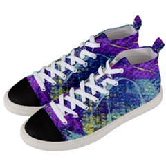 Ink Splash 01 Men s Mid-top Canvas Sneakers